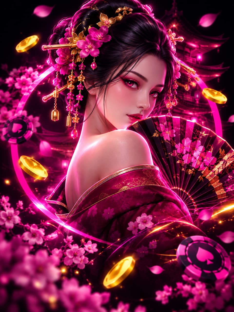 ภาพเกม PG Geisha S Revenge ที่ออกแบบใหม่สำหรับ heng88 - เฮง88